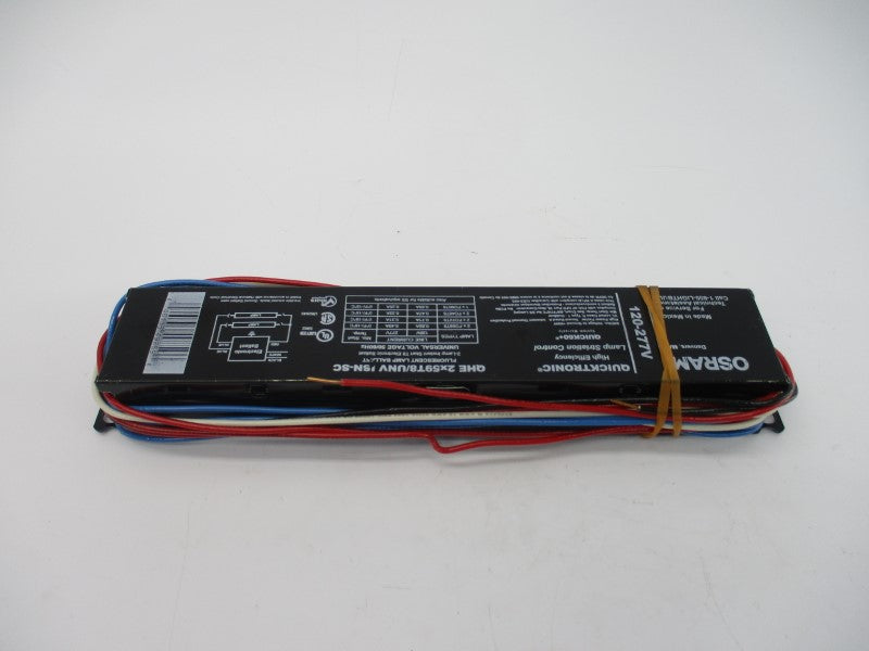 OSRAM QHE2X59T8/UNVISN-SC 277V 0.25A NSNP