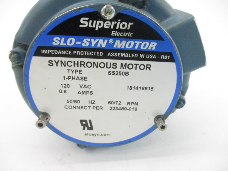 SUPERIOR ELECTRIC SS250B 120VAC 0.6A UNMP
