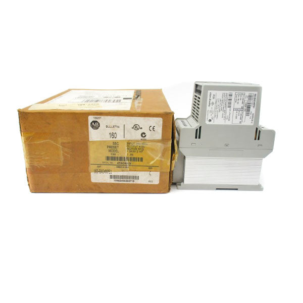 ALLEN BRADLEY 160-BA04NPS1 SER. C F/W 7.06 380-460V 4.6A (BR/WH) NSMP