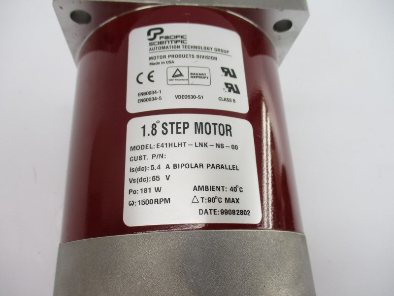 PACIFIC SCIENTIFIC E41HLHT-LNK-NS-00 65VDC 5.4A NSNP