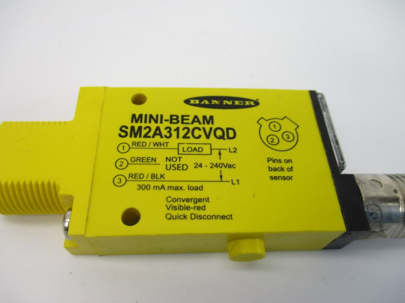 BANNER ENGINEERING SM2A312CVQD 24-240VAC (AS PICTURED) NSNP