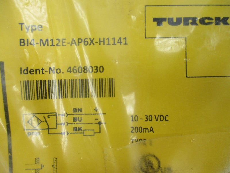 TURCK BI4-M12E-AP6X-H1141 4608030 10-30VDC NSMP