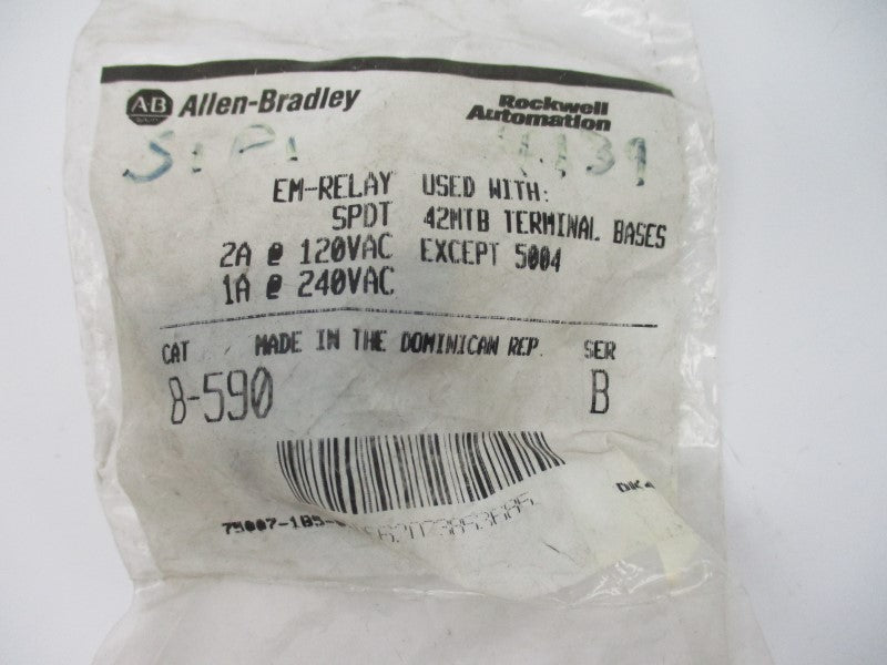 ALLEN BRADLEY 8-590 SER. B 240VAC 1A NSMP