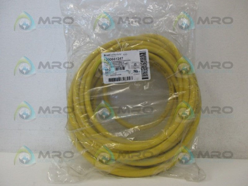 DANIEL WOODHEAD 1200661247 4P MALE/FEMALE EXTENSION CORD *NEW IN FACTORY BAG*