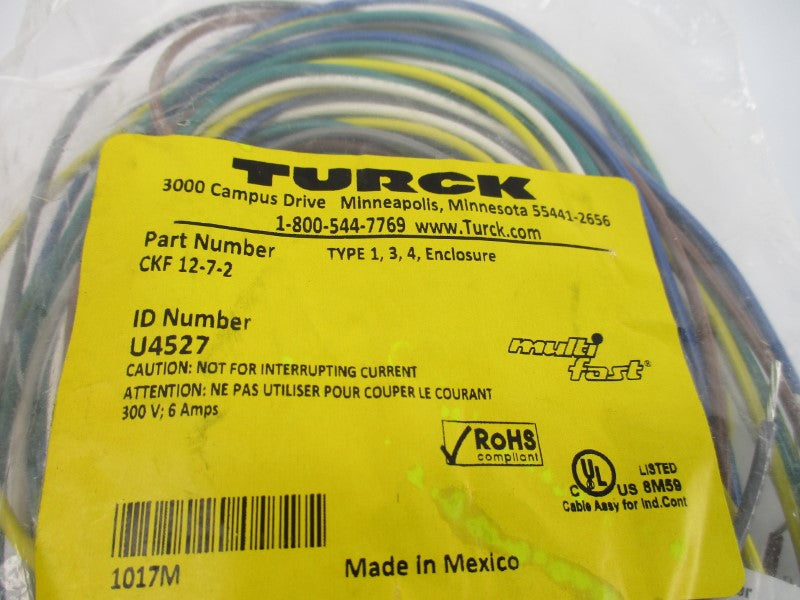 TURCK CKF12-7-2 U4527 300V 6A NSMP