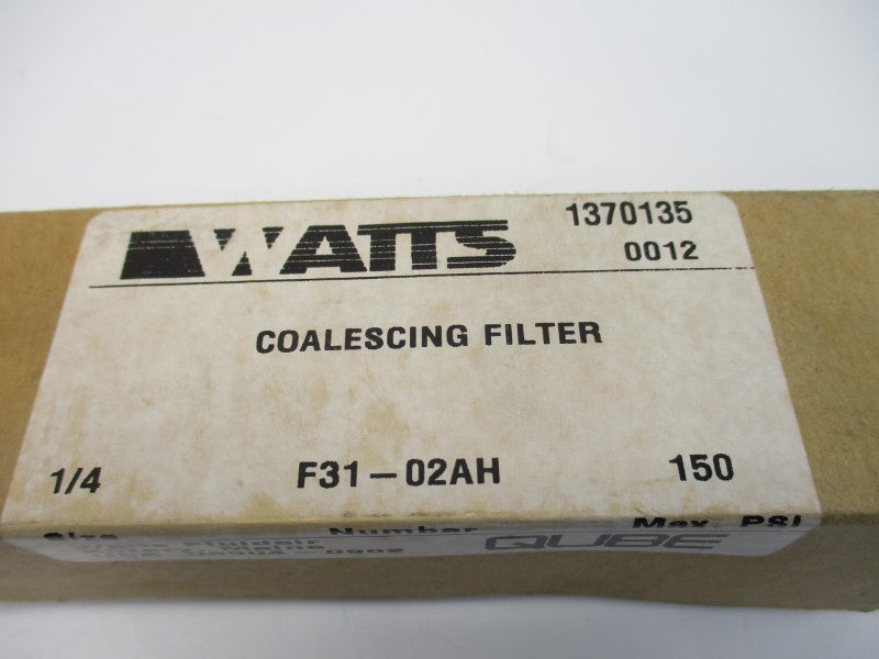 WATTS F31-02AH 150PSI 1/4" NSMP