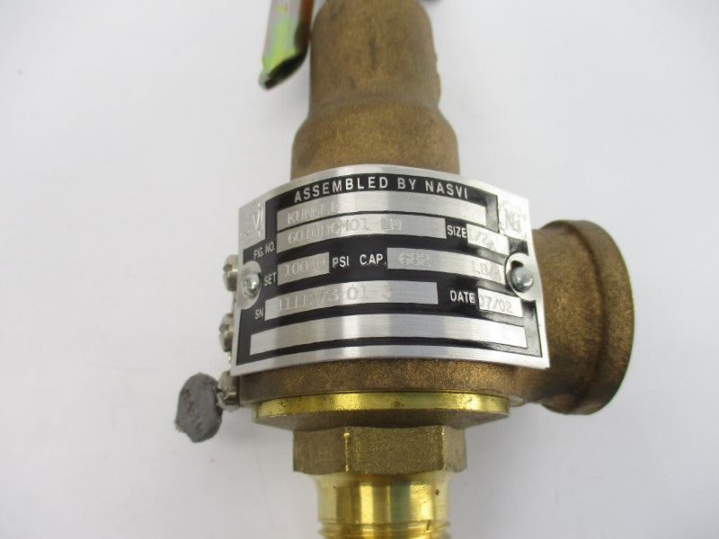 KUNKLE 6010DCM01-LM0100 100.0PSI 1/2" NSNP
