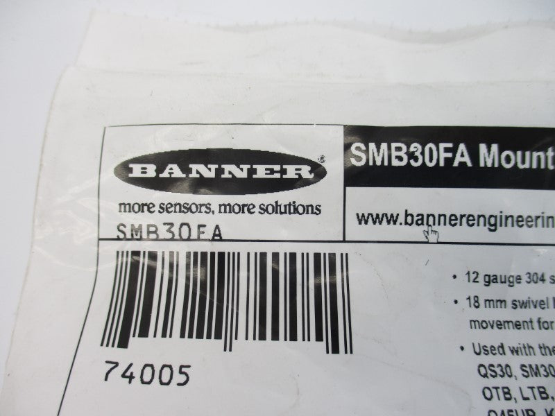 BANNER ENGINEERING SMB30FA 74005 NSMP