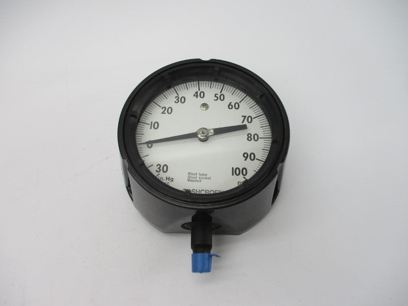 ASHCROFT 451279BS02L30IMV&100# -30-100PSI 4-1/2" (AS PICTURED) NSMP