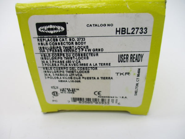 HUBBELL HBL2733 480VAC 30A NSMP