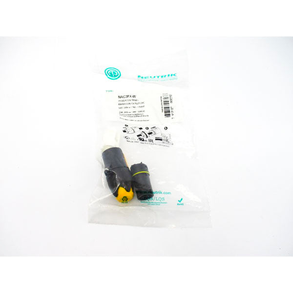 NEUTRIK NAC3FX-W 250VAC 20A NSMP