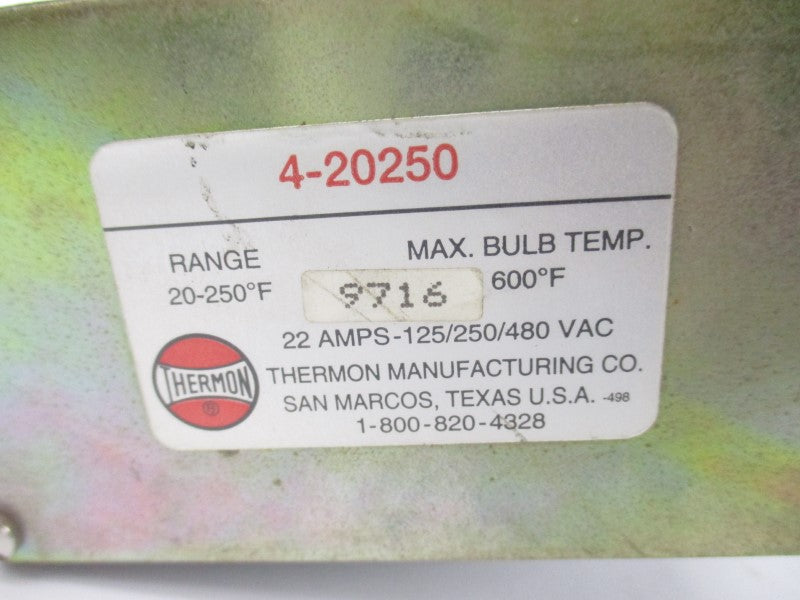 THERMON 4-20250 480VAC 22A 20-250'F NSNP