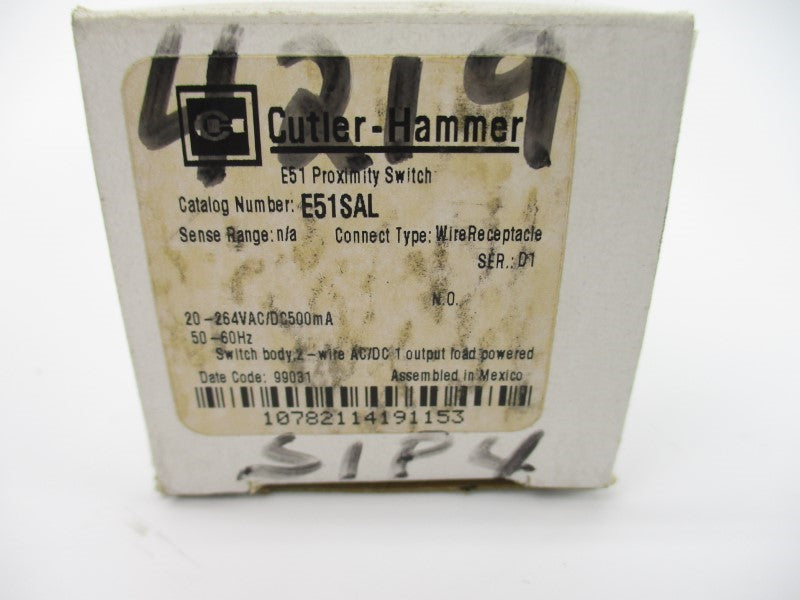 CUTLER HAMMER E51SAL SER. D1 20-264VAC/DC 3A NSMP