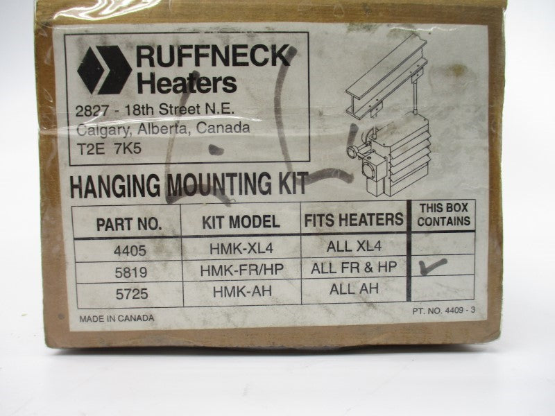 RUFFNECK HEATERS 5819 HMK-FR/HP NSMP