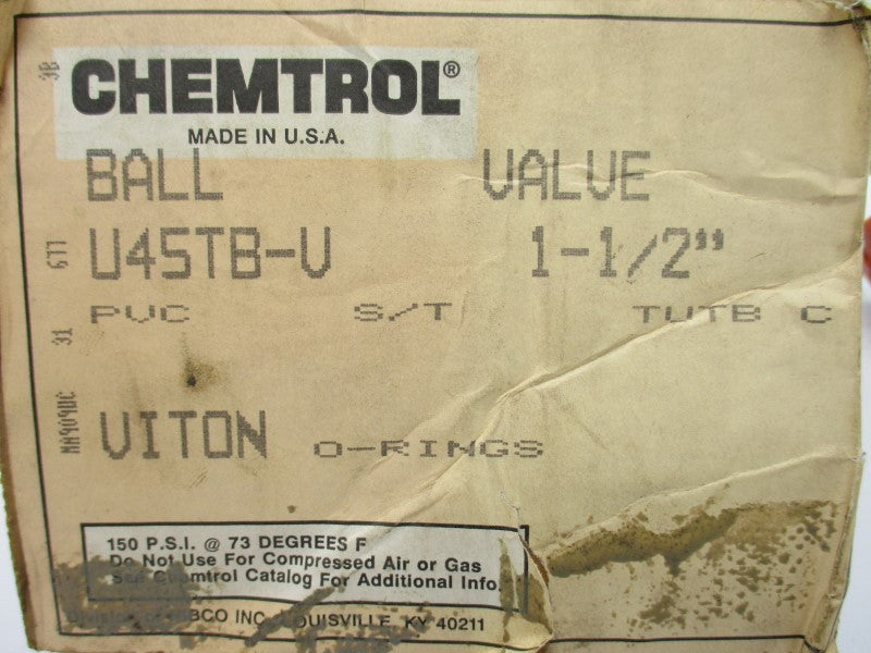 CHEMTROL U45TB-V 1-1/2" NSMP