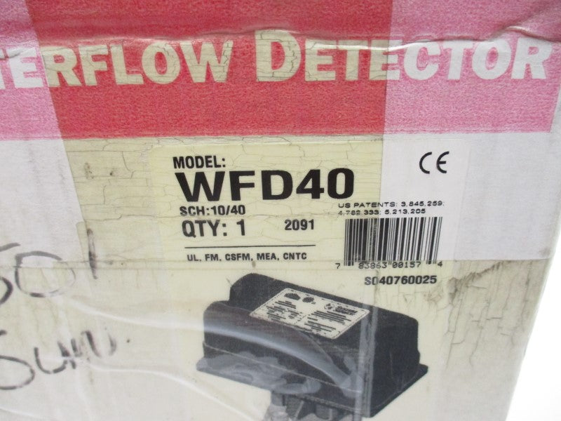 SYSTEM SENSOR WFD40 125/250VAC 10.0A 450PSI NSMP