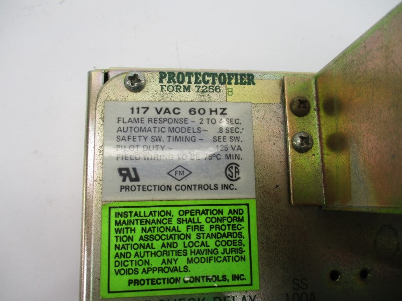 PROTECTION CONTROLS 7256B 117VAC 2-4SEC UNMP