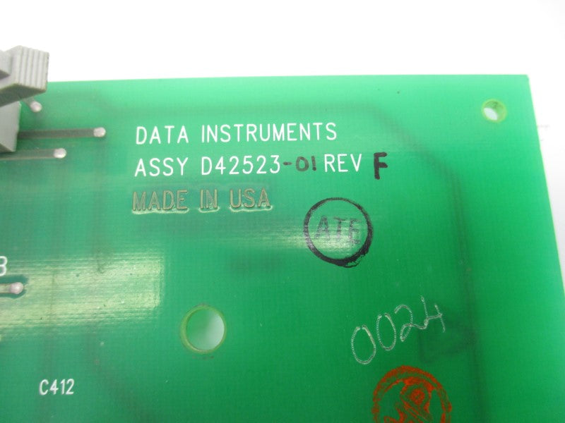 DATA INSTRUMENTS D42523-01 REV. F NSNP