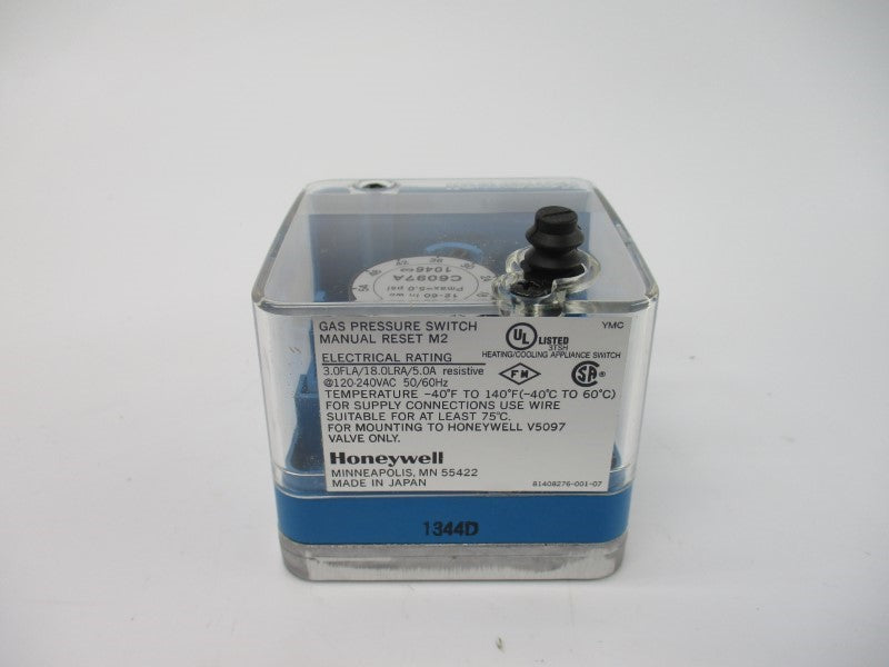 HONEYWELL C6097A1046 120-240VAC 5.0A 12-60INWC NSMP
