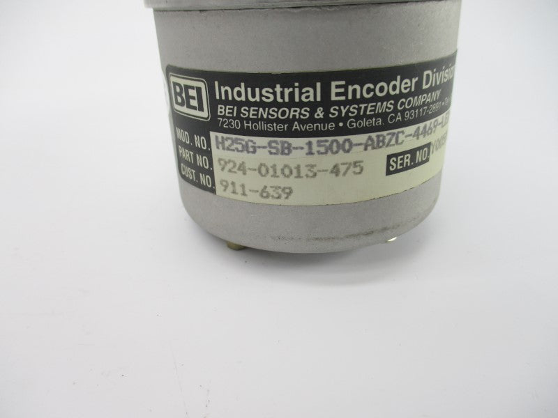 BEI H25G-SB-1500-ABZC-4469-LED-ED25-S 924-01013-457  5-15VDC UNMP