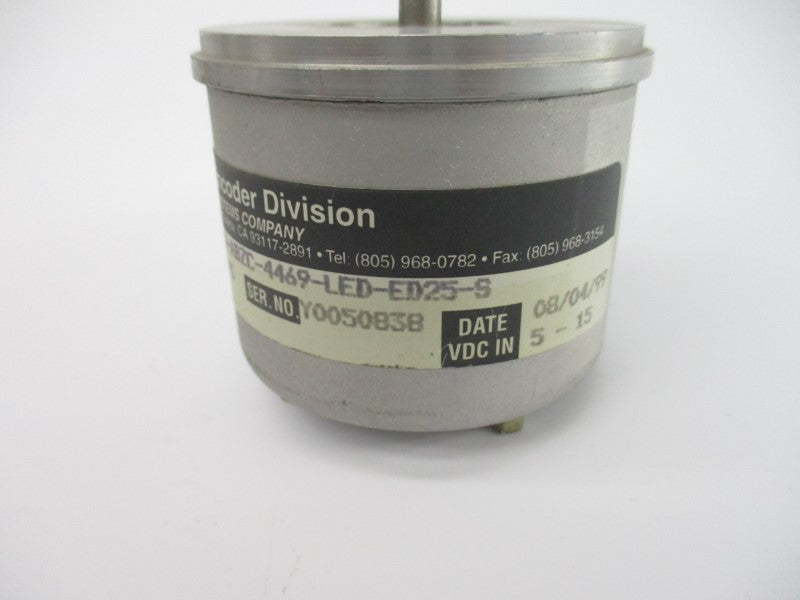 BEI H25G-SB-1500-ABZC-4469-LED-ED25-S 924-01013-457  5-15VDC UNMP