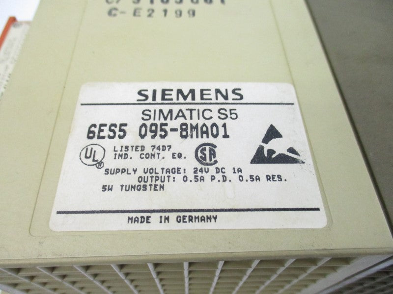 SIEMENS 6ES5095-8MA01 24VDC 1A UNMP