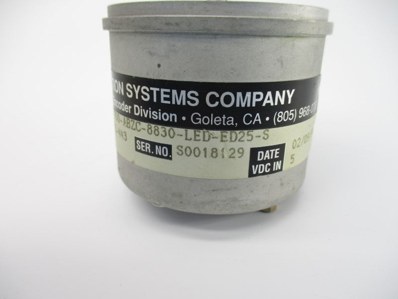 BEI H25G-SB-700-ABZC-8830-LED-ED25-S 924-01013-443 5VDC UNMP