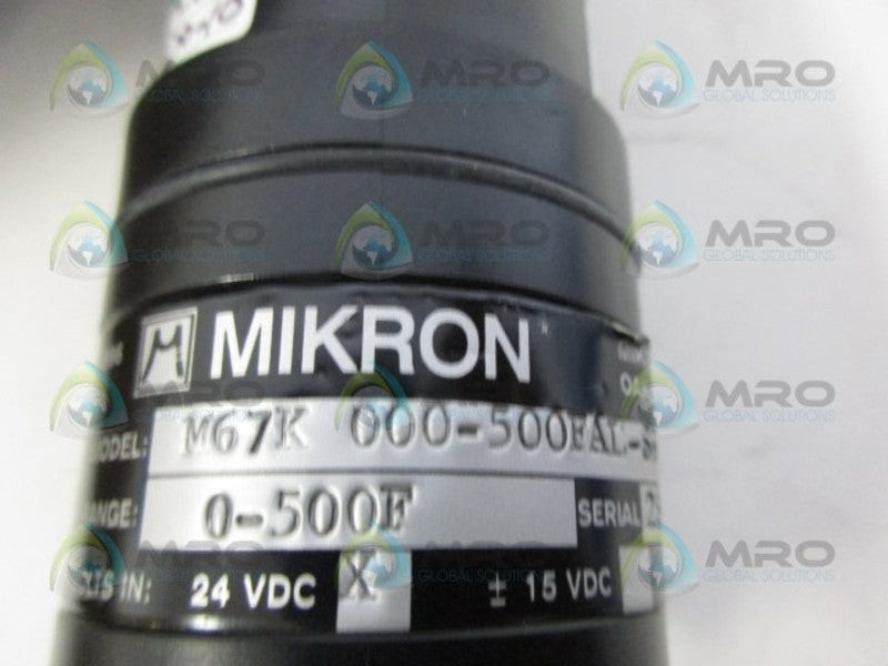 MIKRON M67K-000-500FAL/SSI00 PYROMETER UNMP