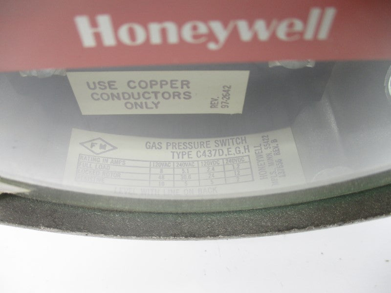 HONEYWELL C437D.E.G.H 240VAC 30.6A NSNP