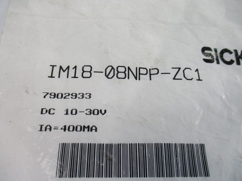 SICK IM18-08NPP-ZC1 7902933 10-30VDC NSMP
