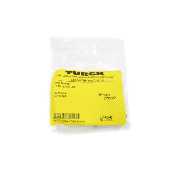 TURCK B8241-0/PG9/LABEL U2-12965 NSMP