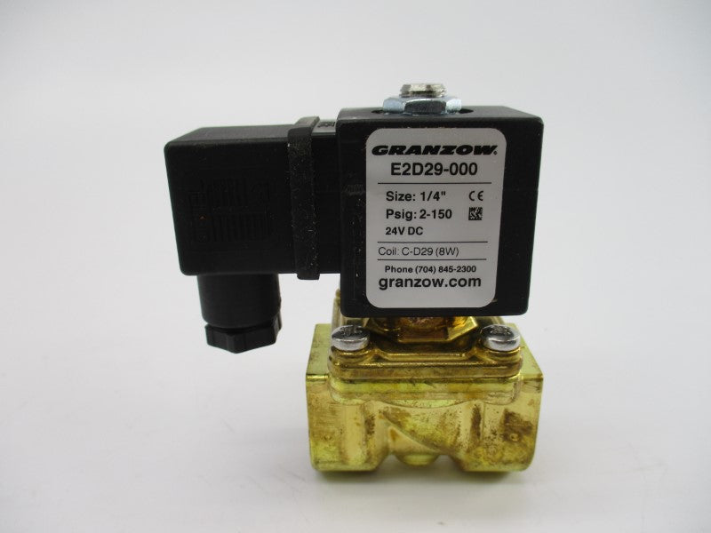 GRANZOW E2D29-000 24VDC 2-150PSI 1/4" NSMP
