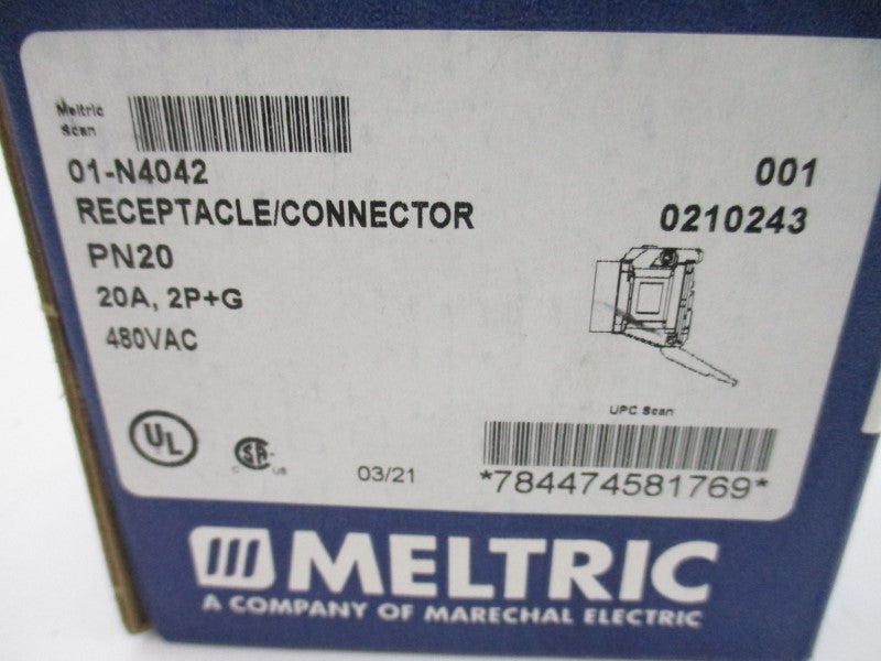 MELTRIC ELECTRIC 01-N4042 480VAC 20A NSMP