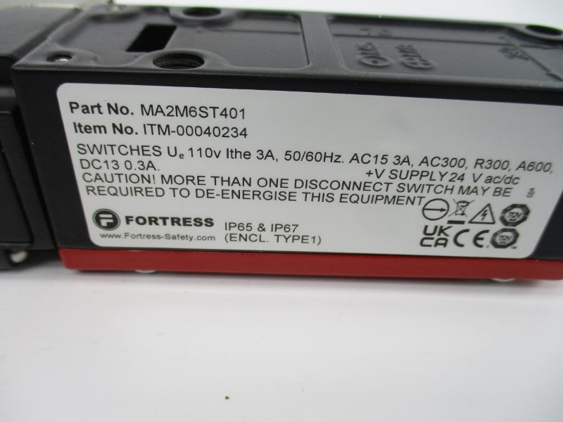 FORTRESS MA2M6ST401 ITM-00040234 110V 3A NSNP