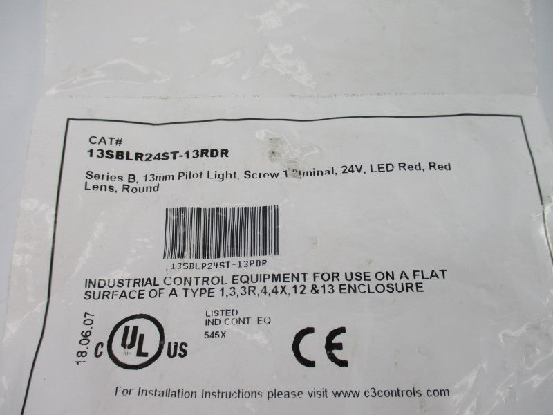 C3CONTROLS 13SBLR24ST-13RDR SER. B 24V NSMP