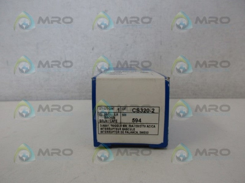 LEVITON CS320-2 3WAY WALL LIGHT SWITCH *NEW IN BOX*