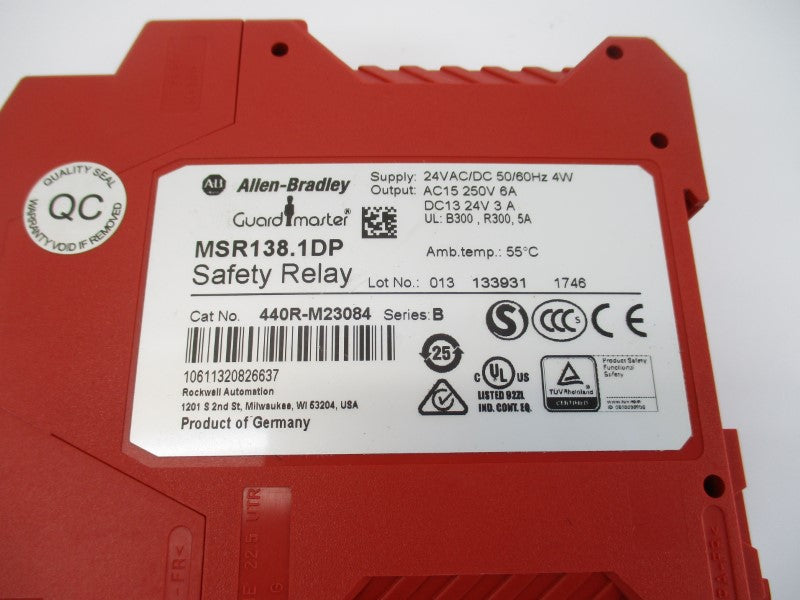 ALLEN BRADLEY 440R-M23084 SER. B 24VAC/DC 3A UNMP