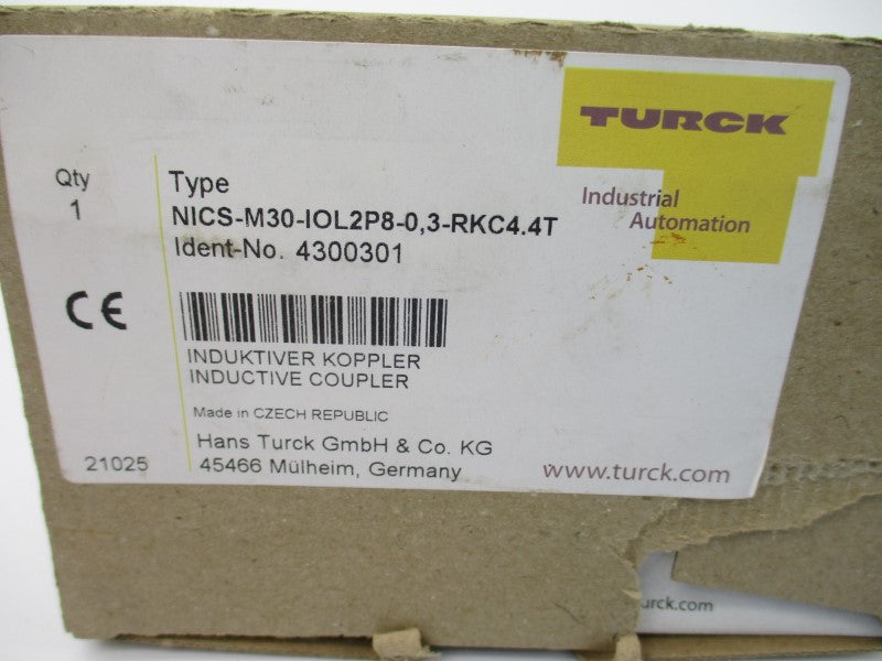 TURCK NICS-M30-IOL2P8-0,3-RKC4.4T 4300301 NSMP