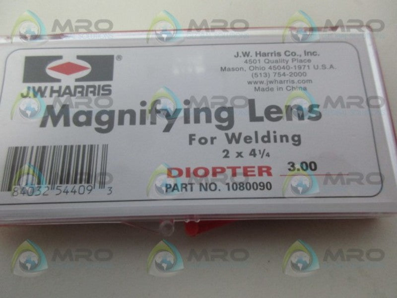 J.W. HARRIS 1080090 MAGNIFYING LENS *NEW IN ORIGINAL PACKAGE*