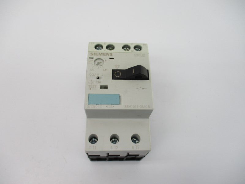 SIEMENS 3RV1011-0BA15 600V 0.2-0.14A NSMP
