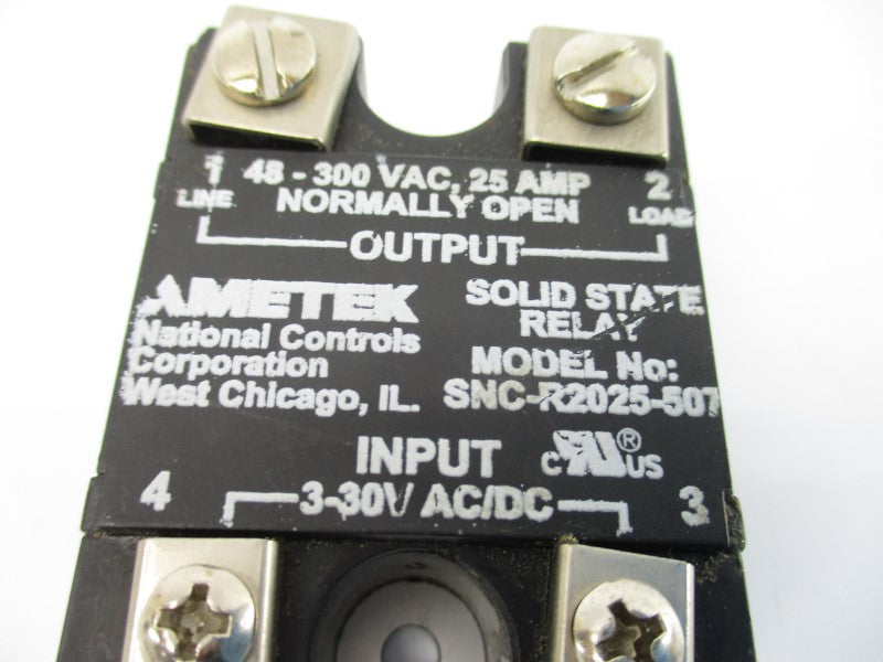 AMETEK SNC-R2025-507 3-30VAC/DC 25A UNMP