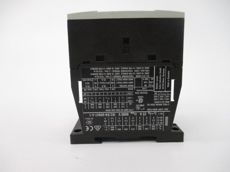 EATON XTCE009B01B DILM9-01 220/240V 22A NSMP