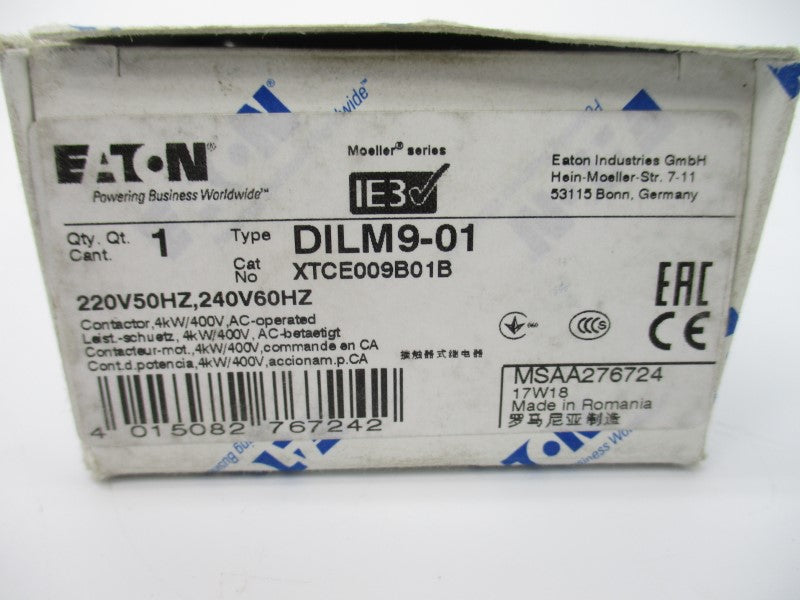 EATON XTCE009B01B DILM9-01 220/240V 22A NSMP