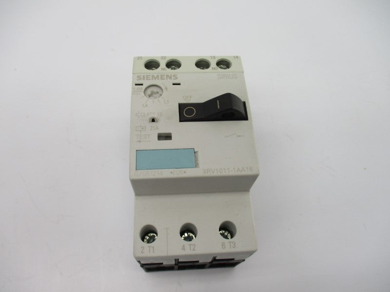 SIEMENS 3RV1011-1AA15 600V 1.1-1.6A NSMP