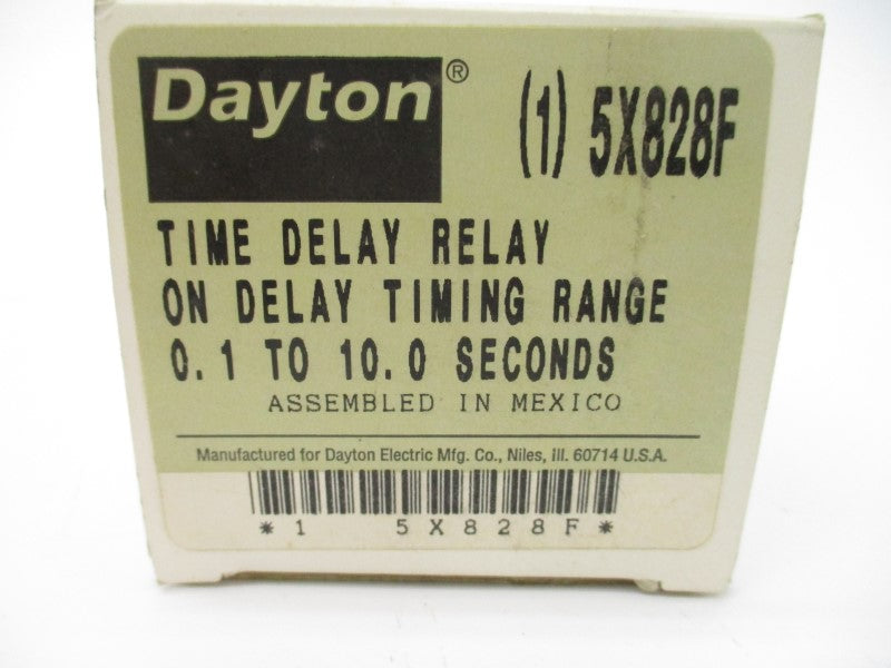 DAYTON 5X828F 120VAC 10A .1-10S NSMP