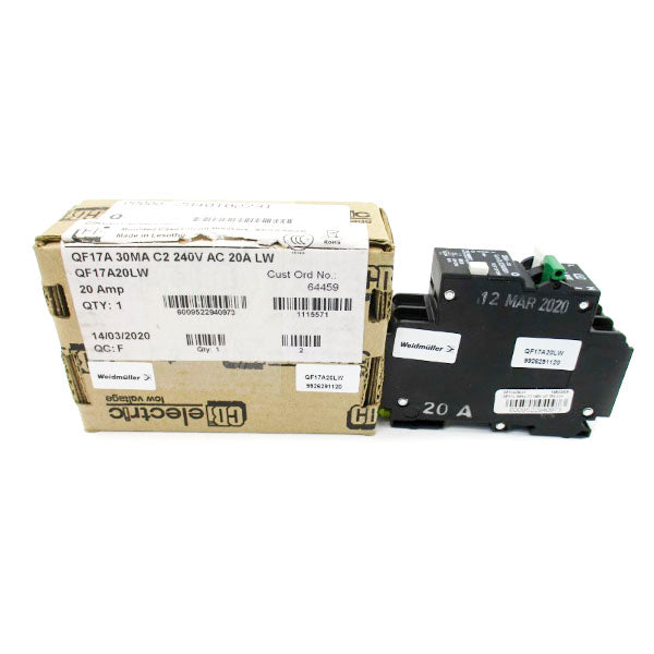 CBI ELECTRIC QF17A20LW 240VAC 20A NSMP