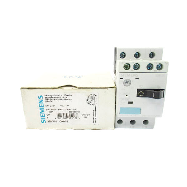 SIEMENS 3RV1011-0AA15 600V 0.11-0.16A NSMP