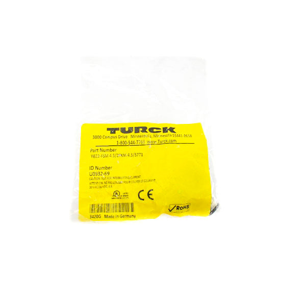TURCK YBZ2-FSM4.5/2FKM4.5/S771 U0932-69 30AVC 3A NSMP