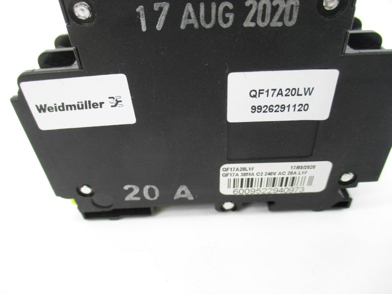 CBI ELECTRIC QF17A20LW 240VAC 20A NSNP