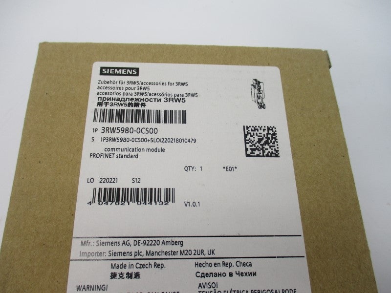 SIEMENS 3RW5980-0CS00 NSMP